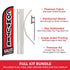 Computer Sale Windless Banner Flag & Pole Kit