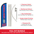 Propane Sold Here Windless Banner Flag & Pole Kit