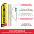 Financiamiento Facil Windless Banner Flag & Pole Kit