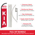 Kia Windless Banner Flag & Pole Kit