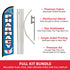 Pharmacy Windless Banner Flag & Pole Kit