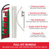 Christmas Tree Sale Windless Banner Flag & Pole Kit