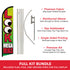 Look Mega Deals Windless Banner Flag & Pole Kit