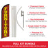 Furniture Windless Banner Flag & Pole Kit