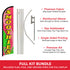 Smoothies Windless Banner Flag & Pole Kit