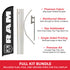 Ram Windless Banner Flag & Pole Kit