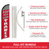 Top Dollar for Trades Windless Banner Flag & Pole Kit