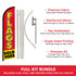 Flags Sold Here Windless Banner Flag & Pole Kit