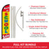 Back to School Sale Windless Banner Flag & Pole Kit