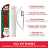 Big Holiday Sale Windless Banner Flag & Pole Kit