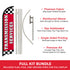 Transmission Services Windless Banner Flag & Pole Kit