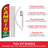 Cambio De Aceite Windless Banner Flag & Pole Kit