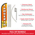 Panaderia Windless Banner Flag & Pole Kit