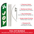 Joy (Bells) Windless Banner Flag & Pole Kit
