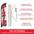 Florist Windless Banner Flag & Pole Kit
