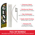 Guns Sold Here Windless Banner Flag & Pole Kit