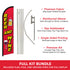 Beer and Wine Windless Banner Flag & Pole Kit