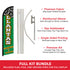 Llantas Nuevas y Usadas Windless Banner Flag & Pole Kit