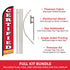 Certified Pre-Owned Windless Banner Flag & Pole Kit