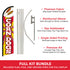 Corn Dogs Windless Banner Flag & Pole Kit