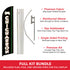 Chicharron Windless Banner Flag & Pole Kit