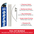 Deep Fried Oreos Windless Banner Flag & Pole Kit