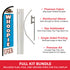 Whoopie Pies Windless Banner Flag & Pole Kit