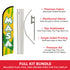 Masa Windless Banner Flag & Pole Kit