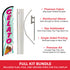 Gelato Windless Banner Flag & Pole Kit
