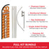 Fresh Pretzels Windless Banner Flag & Pole Kit