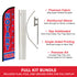 Notary Public Windless Banner Flag & Pole Kit
