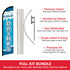 Cold Drinks Windless Banner Flag & Pole Kit