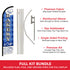 Bakery & Cafe Windless Banner Flag & Pole Kit