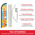 Now Enrolling Windless Banner Flag & Pole Kit