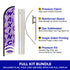 Waxing Windless Banner Flag & Pole Kit
