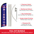 Estamos Abiertos Windless Banner Flag Kit