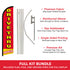 Drive-Thru Open Windless Banner Flag Kit