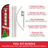 X-Mas Trees Sold Here Windless Banner Flag Kit