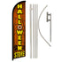 Halloween Store (Orange) Windless Banner Flag & Pole Kit