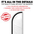 White Solid Color Windless Banner Flag