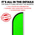Neon Green Solid Color Windless Banner Flag