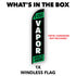 Vapor (Green & Black) Windless Banner Flag