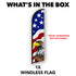 USA Eagle Windless Banner Flag