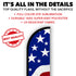 USA Eagle Windless Banner Flag
