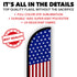 USA 50 Stars Windless Banner Flag
