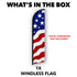 USA New Glory Windless Banner Flag
