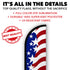 USA Star Spangled Windless Banner Flag