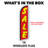 Sale (Red & Yellow) Windless Banner Flag