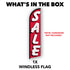 Sale (Red & White) Windless Banner Flag