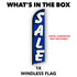 Sale (Blue) Windless Banner Flag